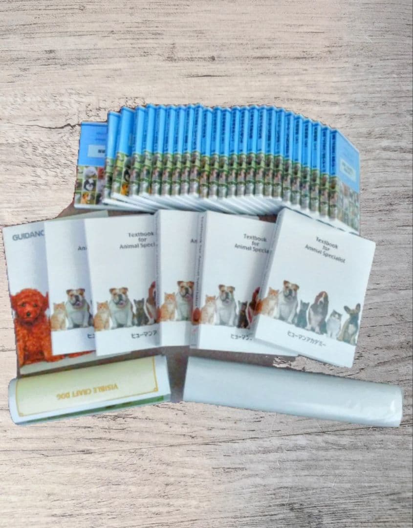 ドッグトレーナープロフェッショナル講座　ヒューマンアカデミー　テキスト DVD