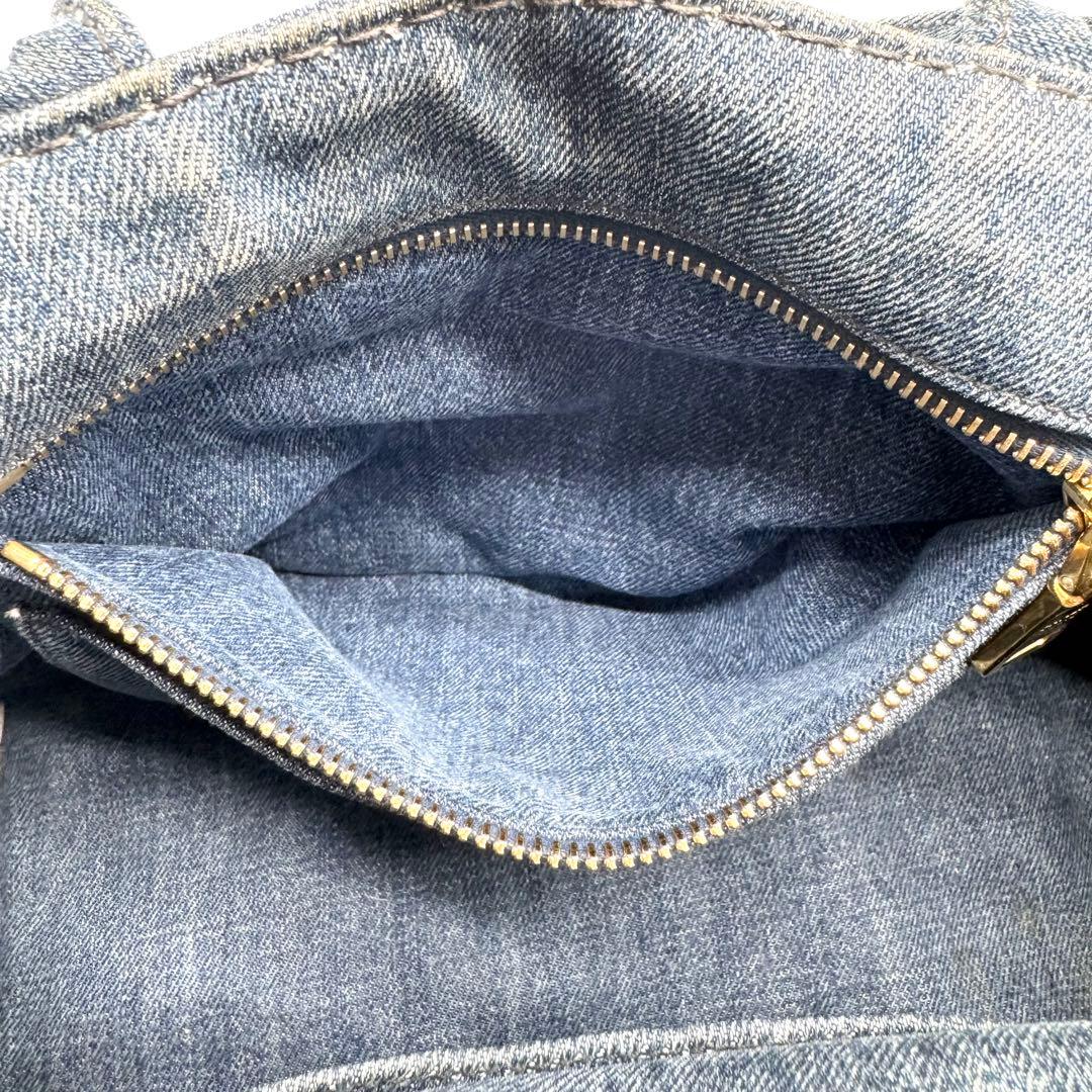 【正規品】プラダ PRADA カナパ SS デニム トートバッグ ハンドバッグ