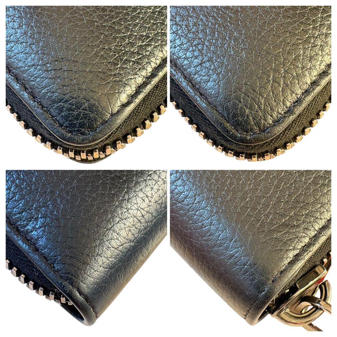 近年モデル　美品　クリスチャンルブタン　長財布　ラウンドファスナー　レザー　赤