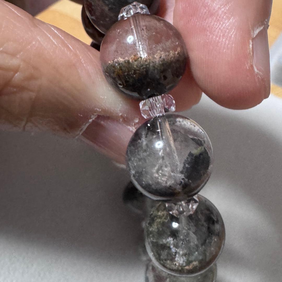 【新品未使用】龍神ガーデンファントムクォーツブレスレット、13.0〜13.9mm