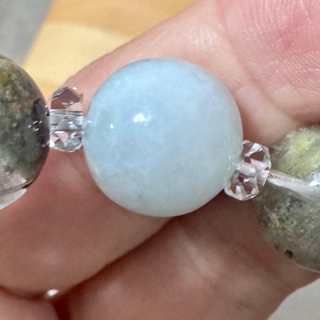 【新品未使用】龍神ガーデンファントムクォーツブレスレット、13.0〜13.9mm