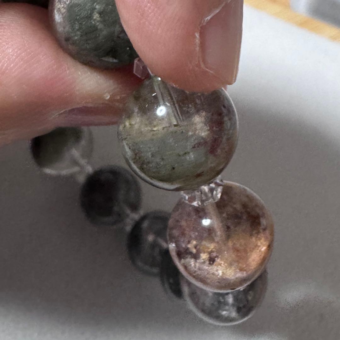 【新品未使用】龍神ガーデンファントムクォーツブレスレット、13.0〜13.9mm