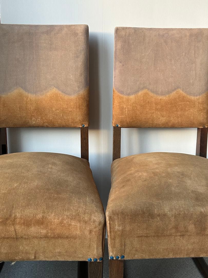 ヴィンテージ　チェア　2脚　椅子 昭和レトロ　クラシック　アンティーク