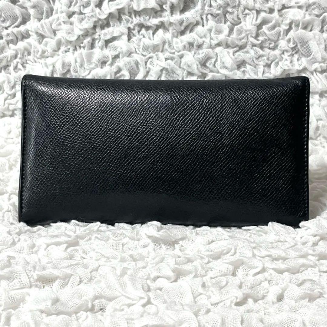 美品✨　BVLGARI 長財布　ビーゼロワン　サークルロゴ　レザー　本革　黒