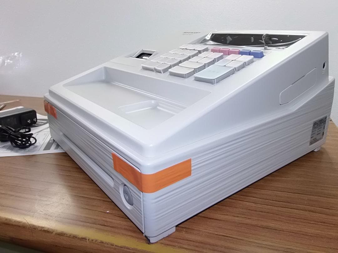 新品119設定無料横型領収証シャープ８部門インボイスレジスターXE-A147