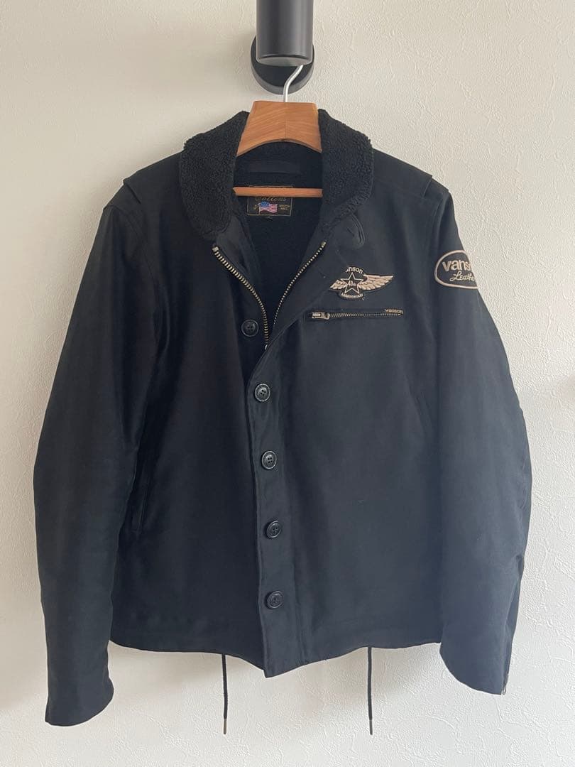 VANSON バンソン　40周年　デッキジャケット　裏ボア