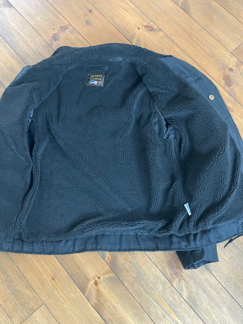 VANSON バンソン　40周年　デッキジャケット　裏ボア