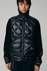 23FW and wander アンドワンダー ダウンベスト サイズWM