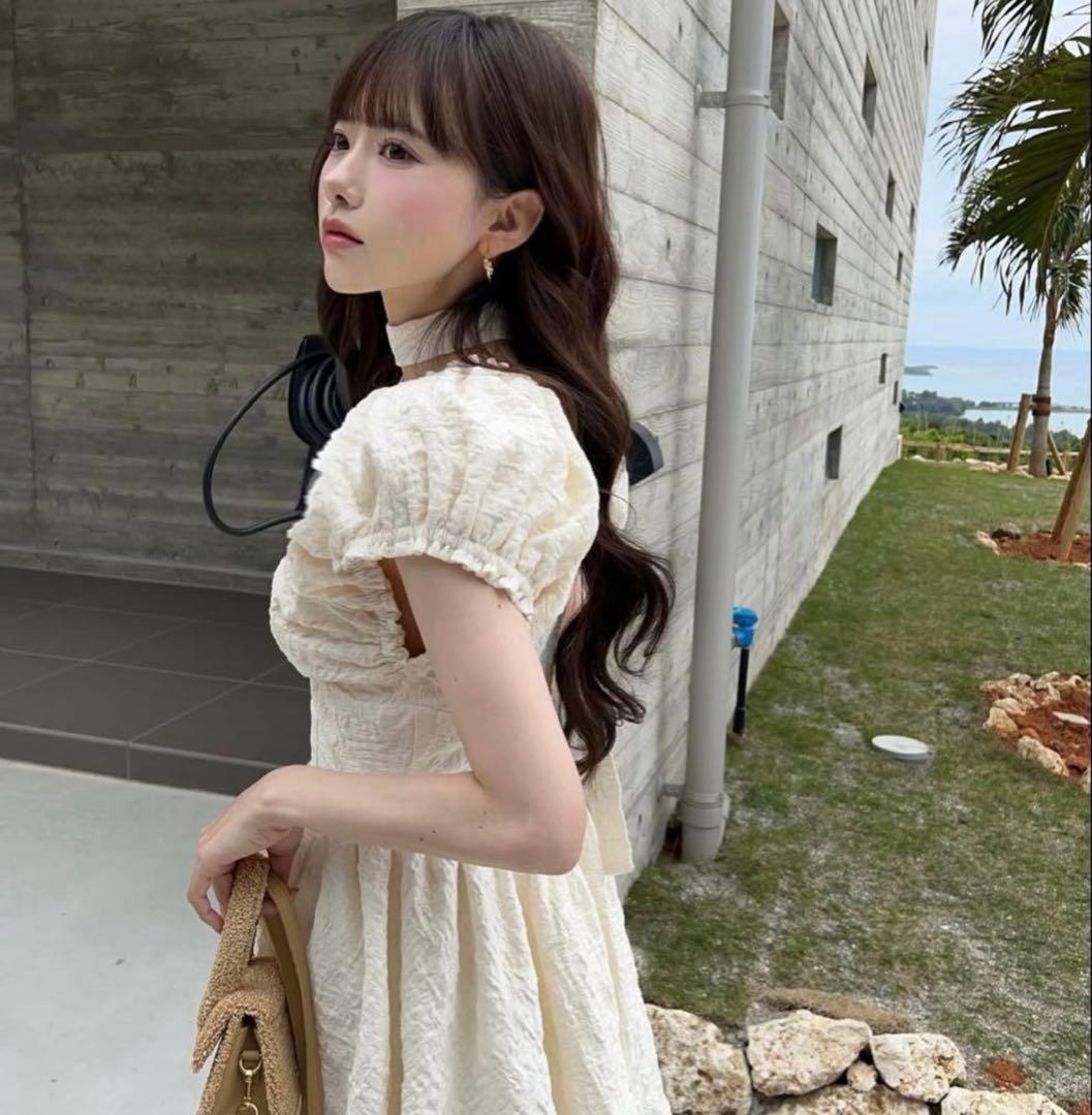 ワンピース THE TOE Kolonaki Tie Neck Onepiece