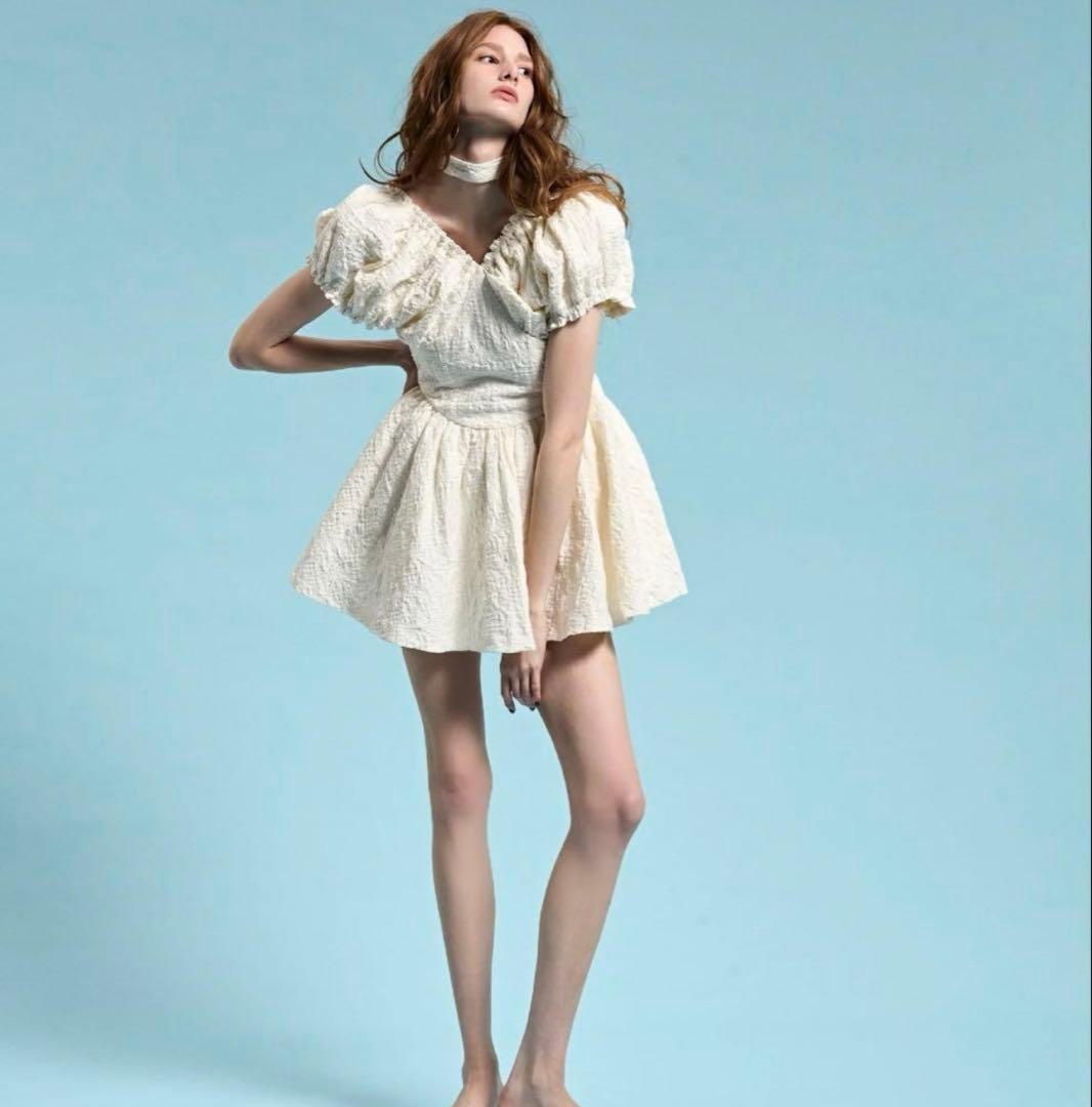 ワンピース THE TOE Kolonaki Tie Neck Onepiece