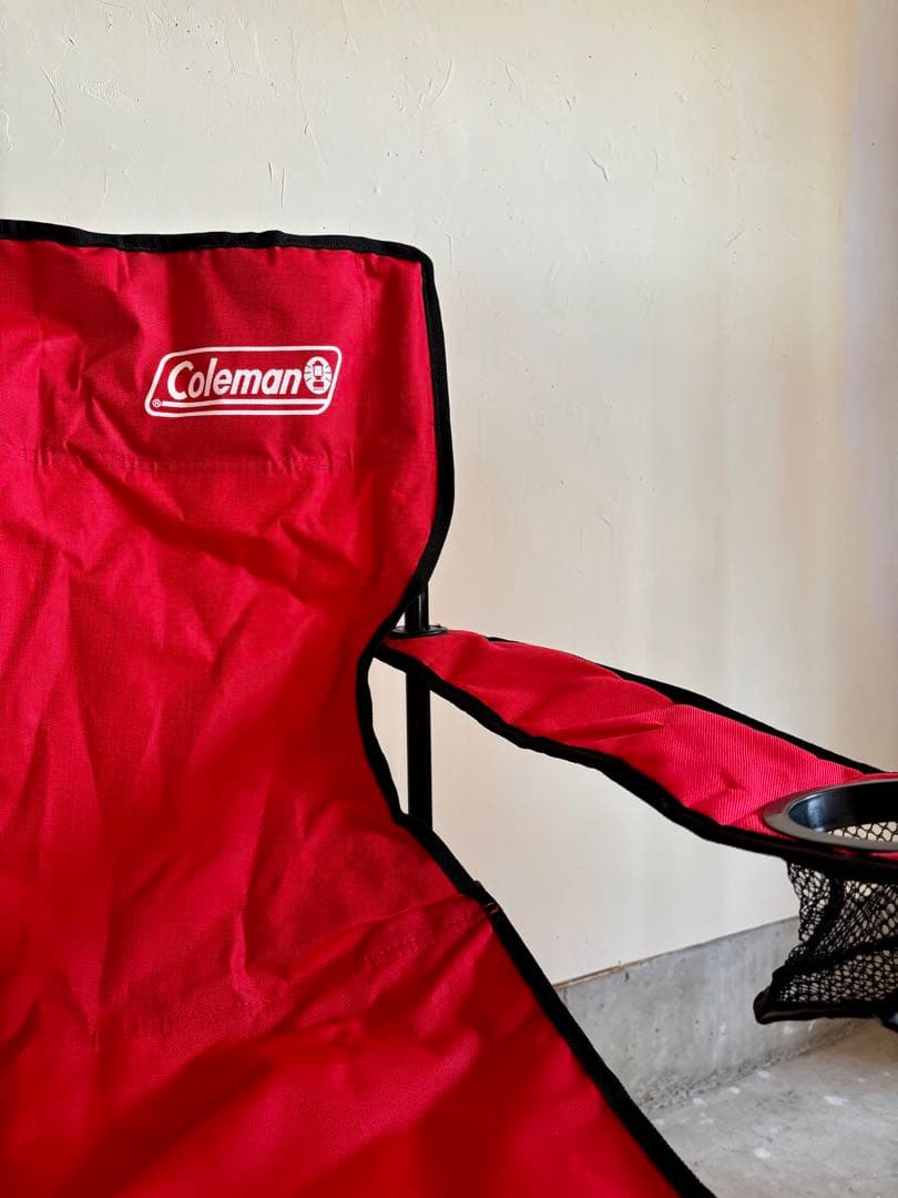 【Coleman】 美品コールマンチェア 2脚セット 青&赤