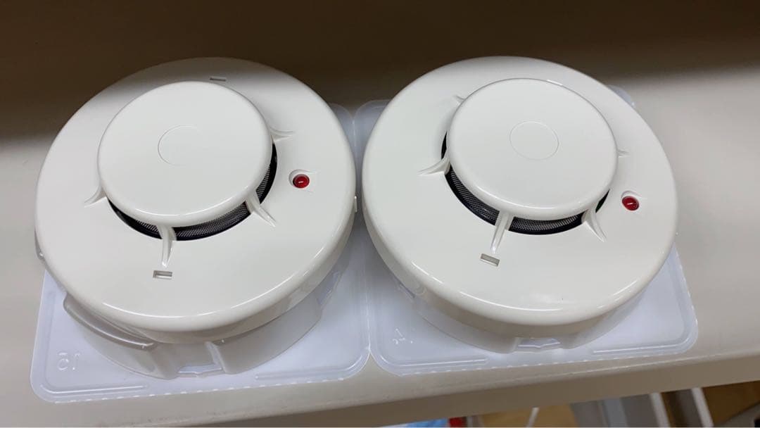 光電式スポット型　感知器　2個ベース付