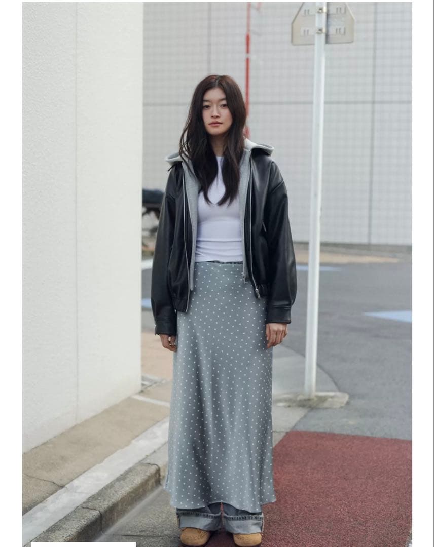 完売品⭐︎ZARA コントラストフェイクレザージャケット S ブラック