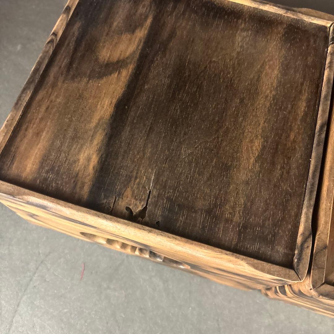 黒柿　煙草盆　２点