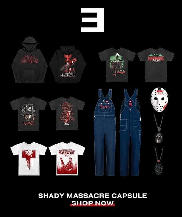 エミネム ホッケーマスク・ダイヤモンド・ペンダント＆チェーン（ガンメタル）