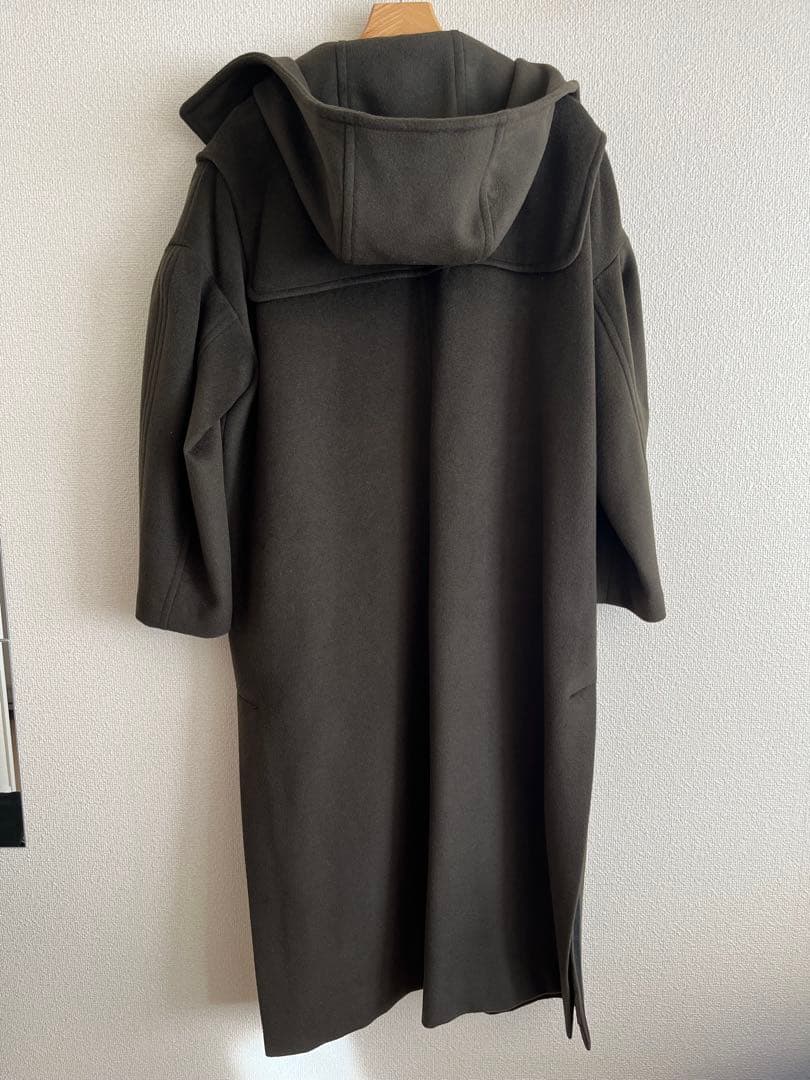 PINUE ロングダッフルコート S チャコール