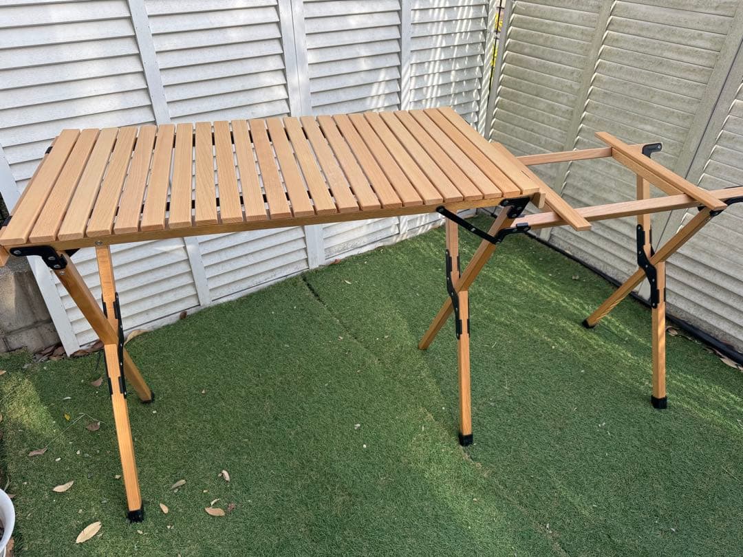 ウッドロールテーブル バーナーテーブル