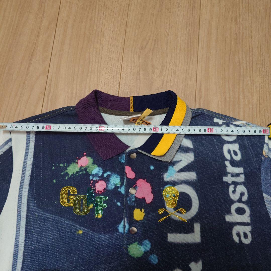 MARK & LONA ポロシャツ デニム調