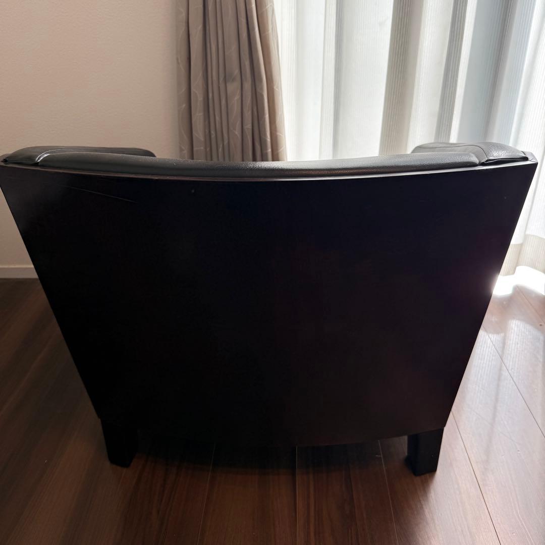 希少品 AD CORE ラウンジチェア ローチェア シングルソファ 木目