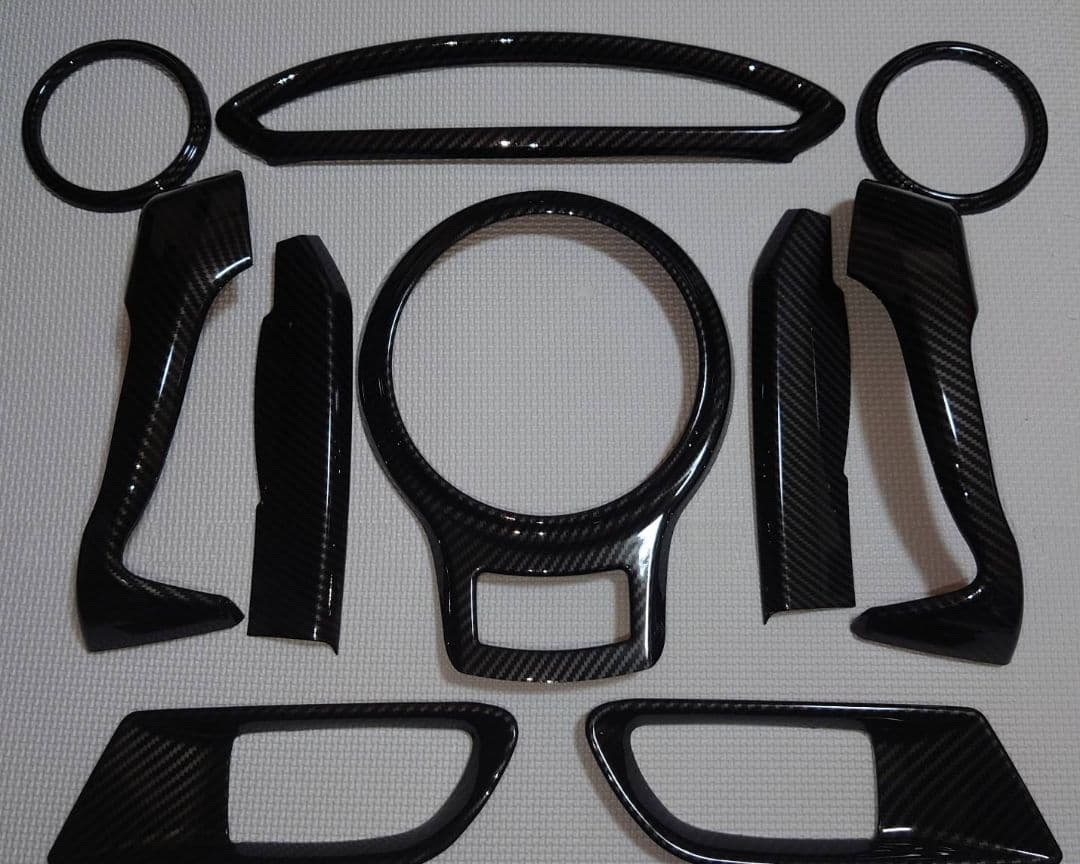 トヨタ86 BRZ zn6zc6 カーボン調室内パネルカバー 6点セット