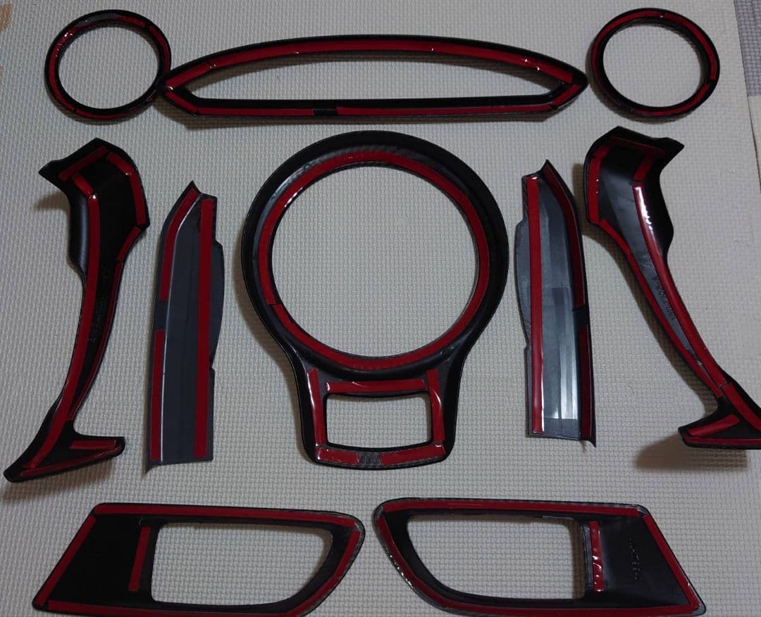 トヨタ86 BRZ zn6zc6 カーボン調室内パネルカバー 6点セット