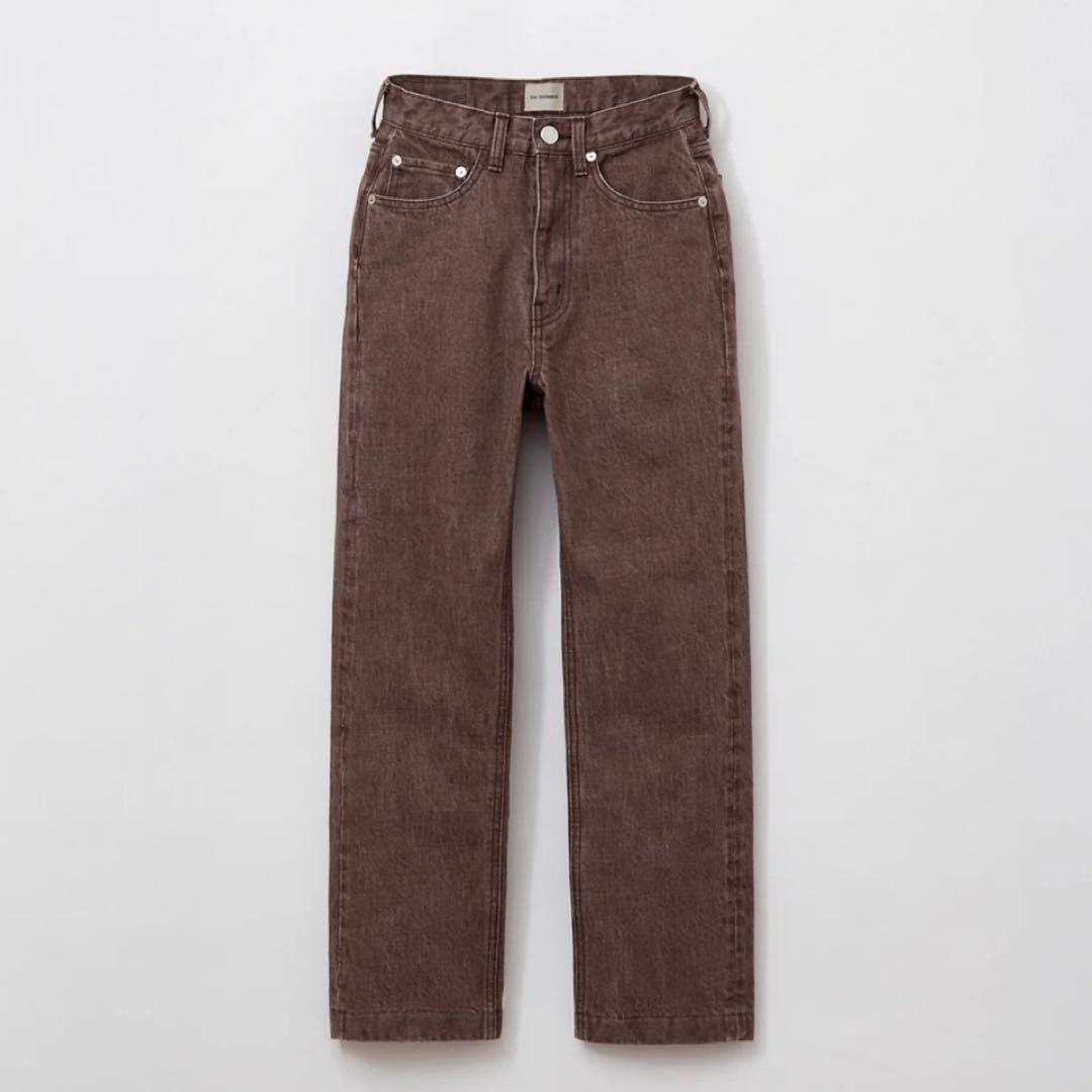 theshishikui BASIC JEANS / BROWN デニムパンツ