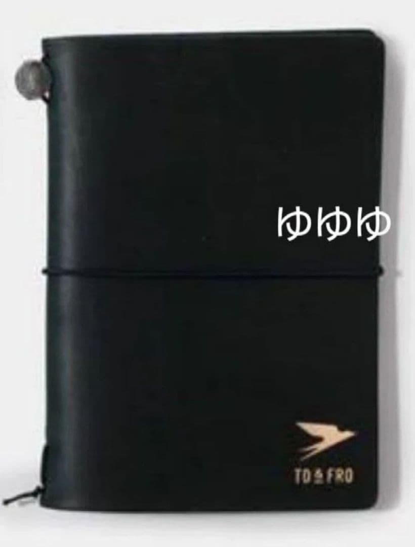 トラベラーズノート TO&FRO コラボ パスポートサイズ ブルーゴールド 箔