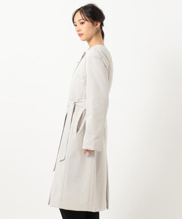 ★美品★ 23区 中綿コート 38 ノーカラーコート セレモニー 卒業式 入学式