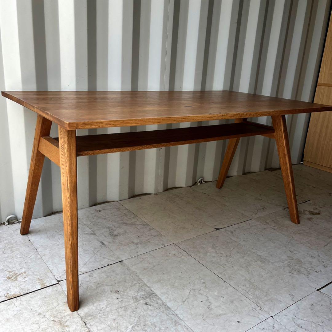 取付無料！ウニコ ADDAY アディ 天然木 北欧風ナチュラルダイニングテーブル