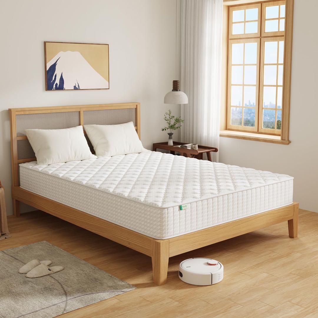 マットレス クイーン 厚め20cm コイルマットレス 硬さ180N 硬め