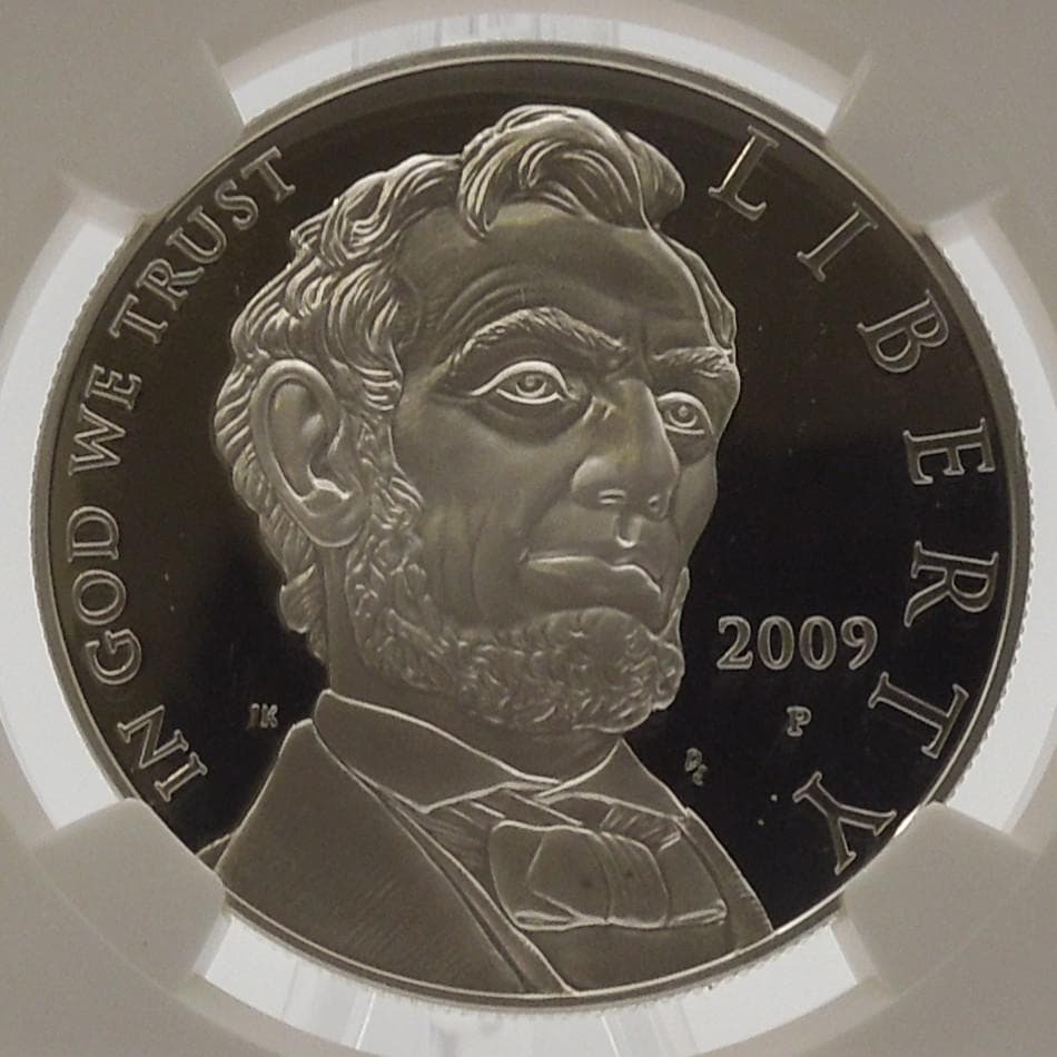 ★最高鑑定 2009年 アメリカ リンカーン 1ドル 銀貨 NGC PF70
