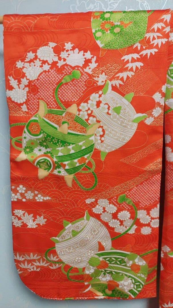 NA154アンティーク子供着物めちゃくちゃ綺麗着丈112センチ裄丈57センチ