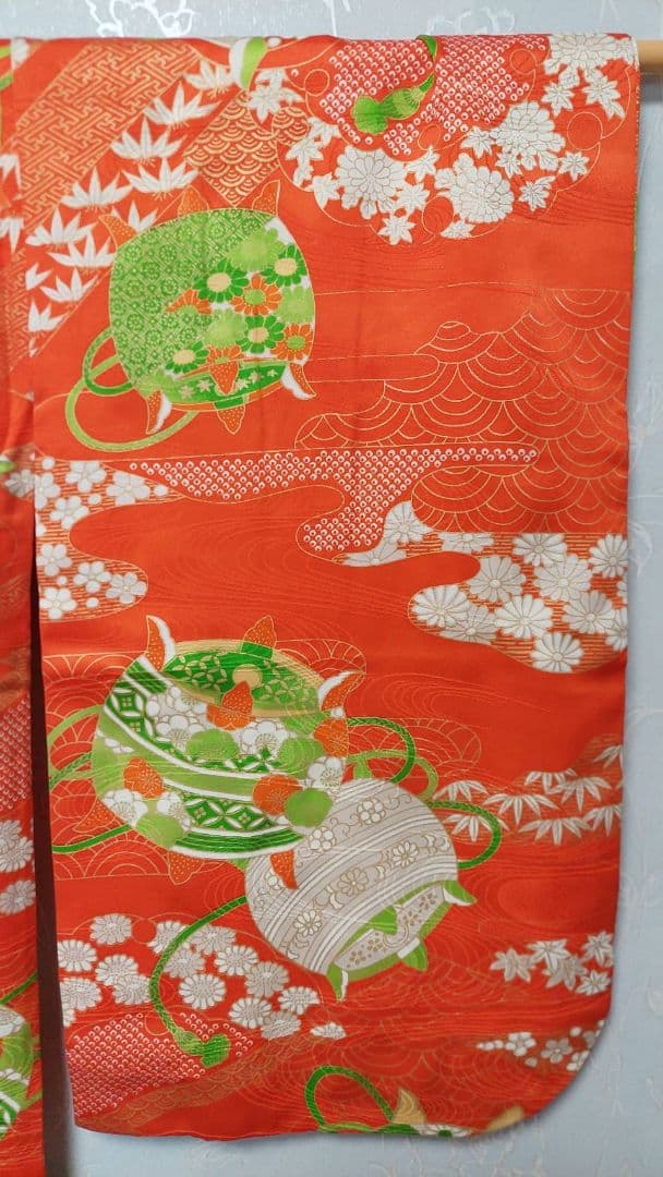 NA154アンティーク子供着物めちゃくちゃ綺麗着丈112センチ裄丈57センチ