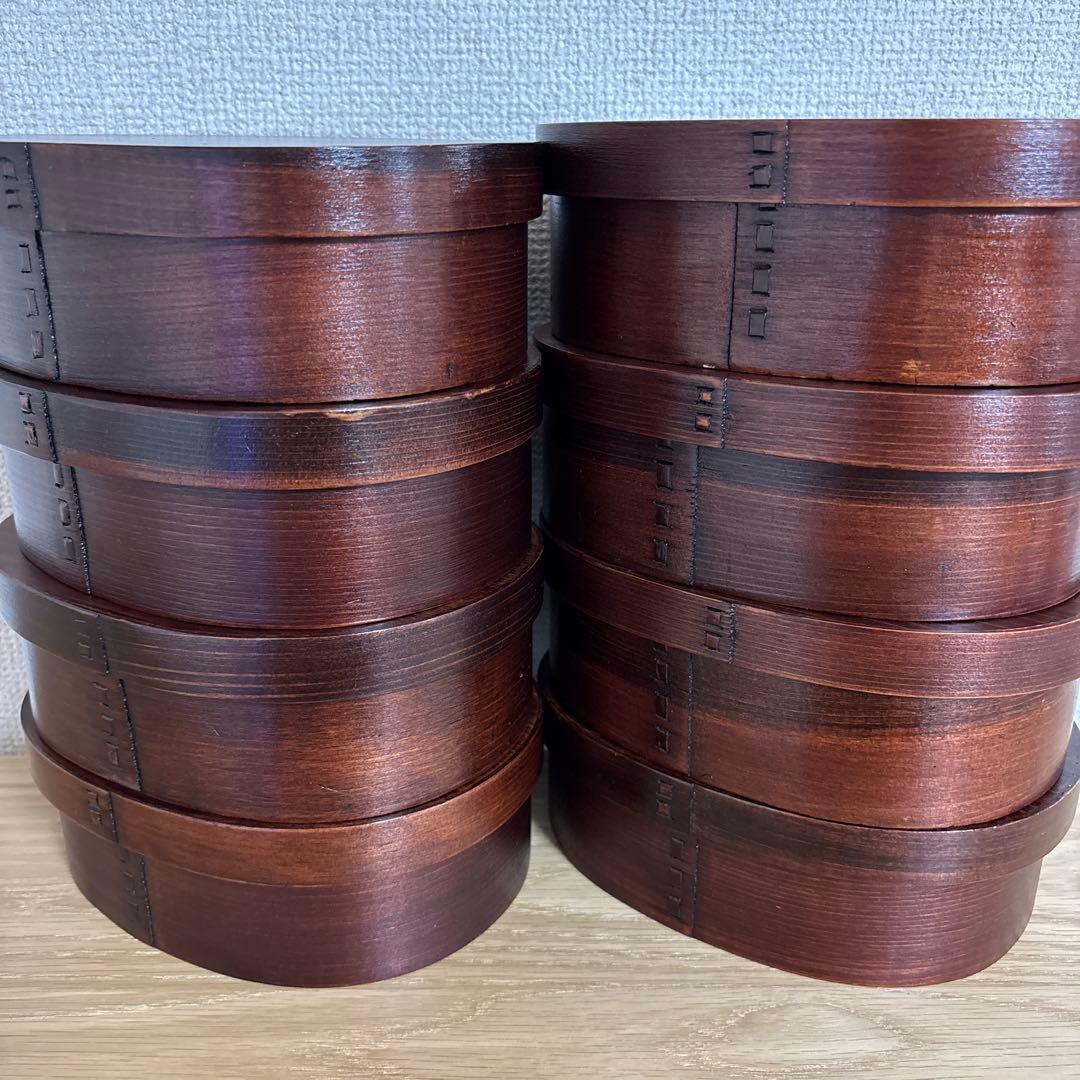 曲げわっぱ 弁当箱　8箱　まとめ売り