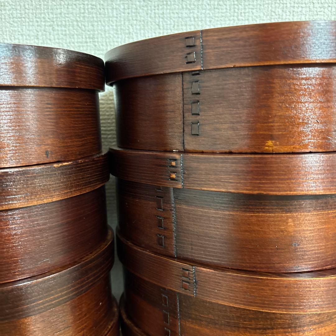 曲げわっぱ 弁当箱　8箱　まとめ売り