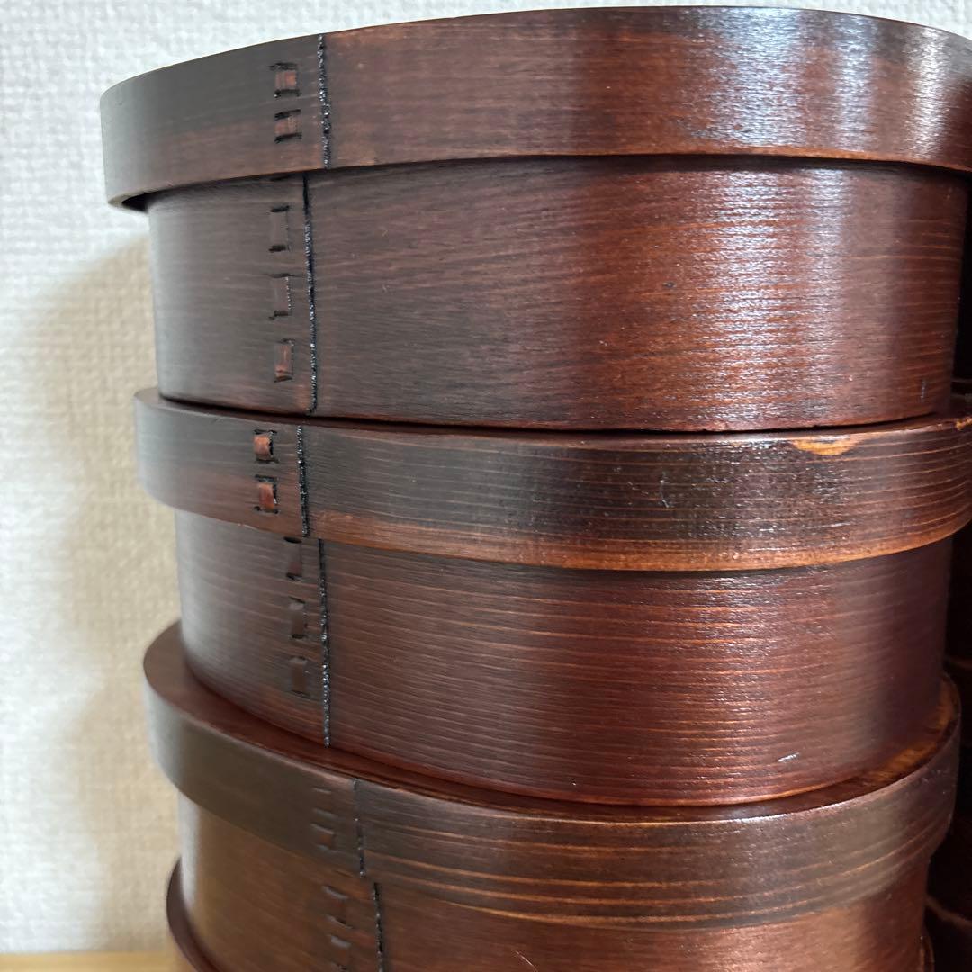 曲げわっぱ 弁当箱　8箱　まとめ売り