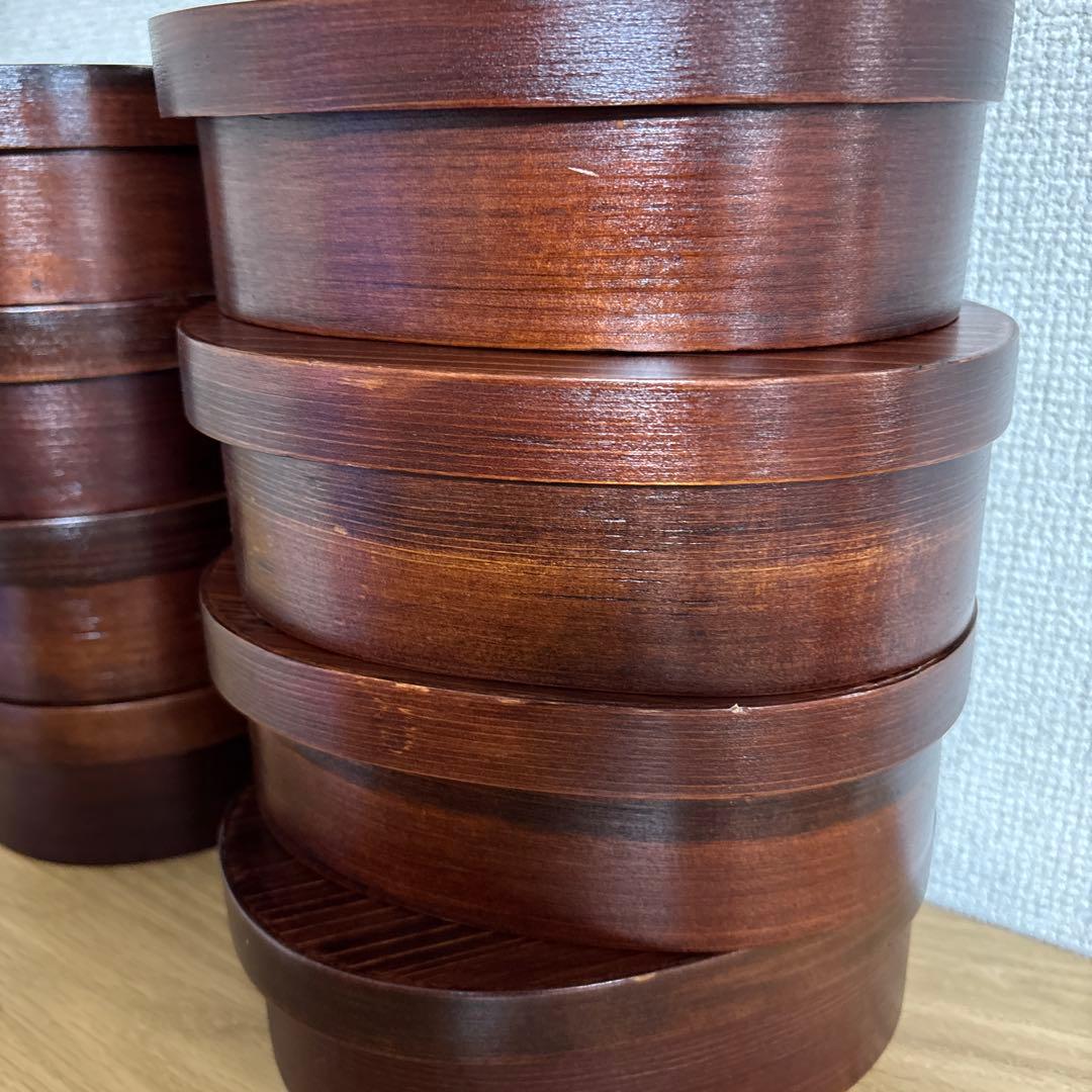 曲げわっぱ 弁当箱　8箱　まとめ売り