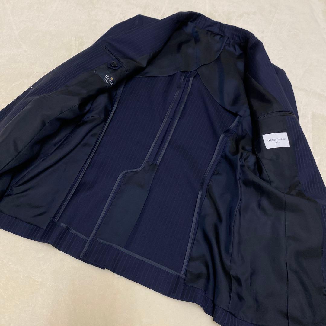 【新品タグ付き】ザスーツカンパニーパンツスーツ　REDA ストレッチ Lサイズ