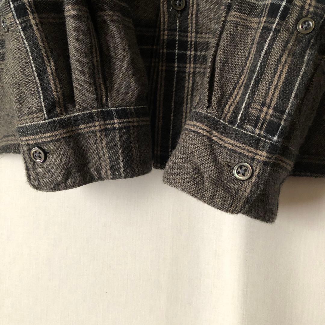 【春物】steven alan スティーブンアラン ネルシャツ BOLD FIT