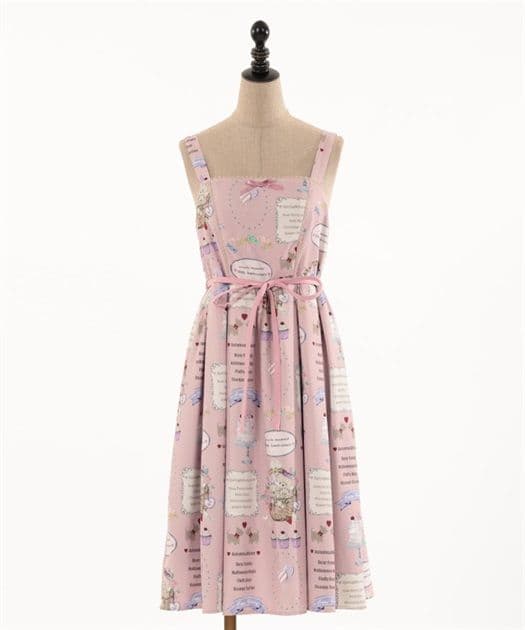 アクシーズファムkawii　10thアニバーサリージャンパースカート(ピンクM)