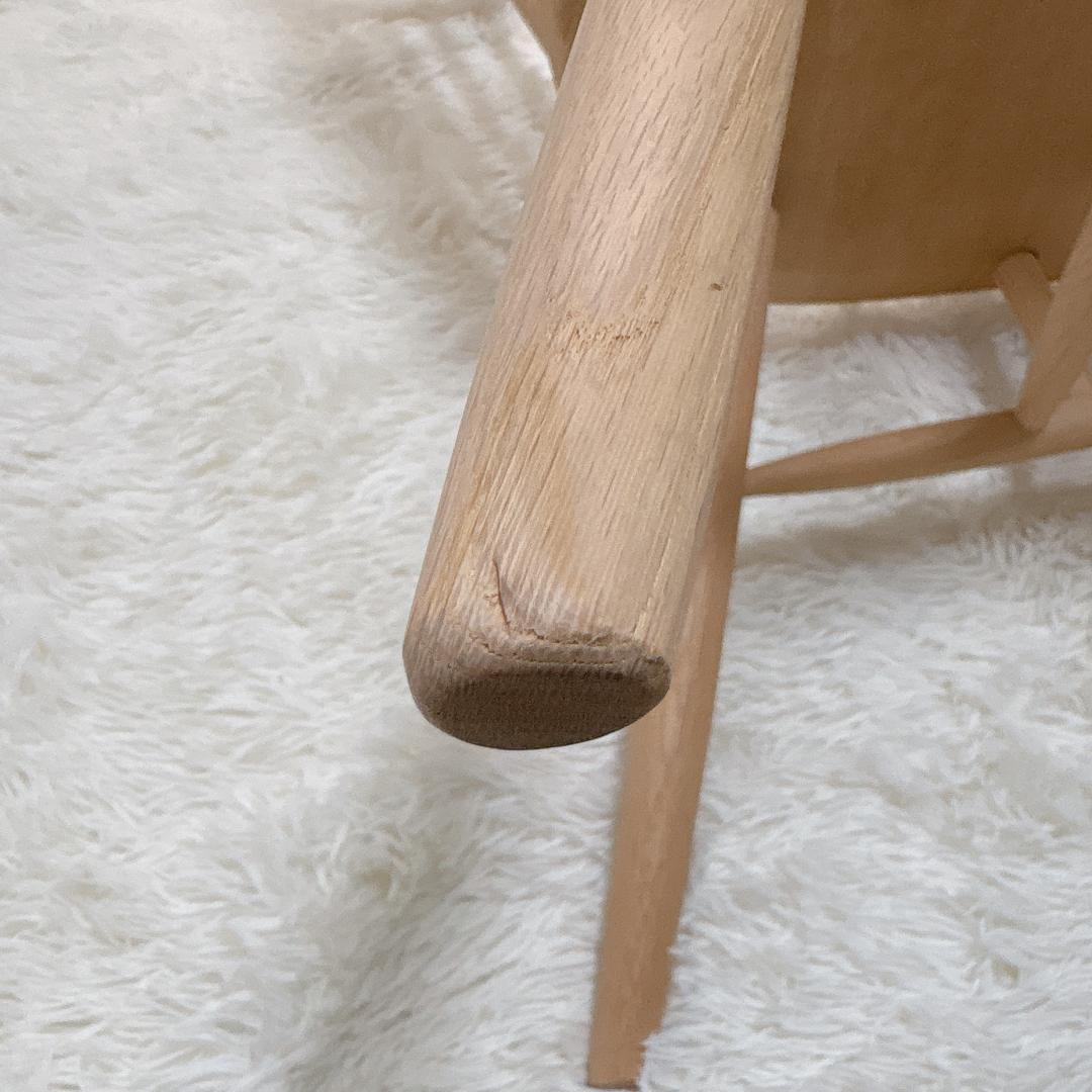 極美品✨リキ ウインザー アームチェアー 北海道ナラ 無垢材 椅子