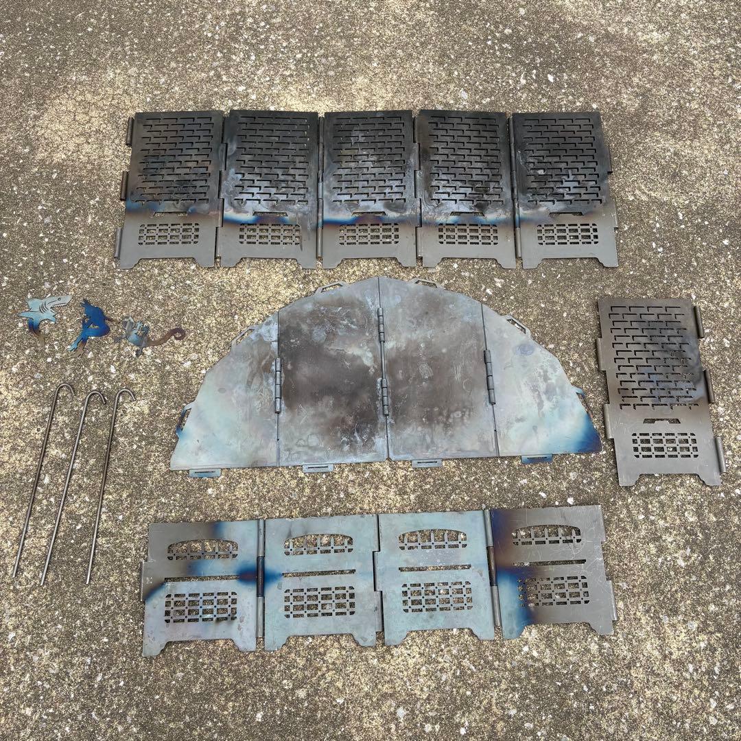 サンゾー工務店　焚火台RODANフルセット IRON TABLE ロダン　焚火台