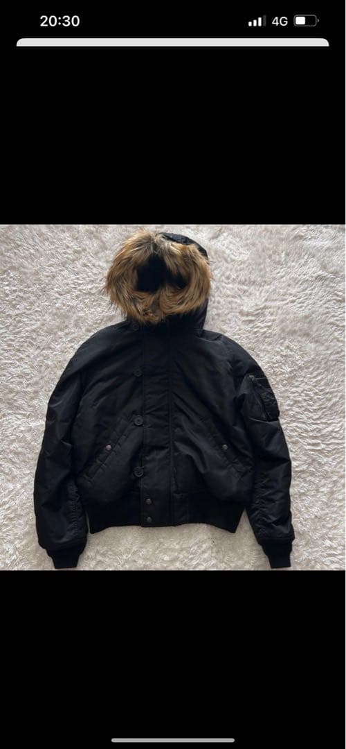 AVIREX N-2B フライトジャケット Y2K黒Mサイズ短丈