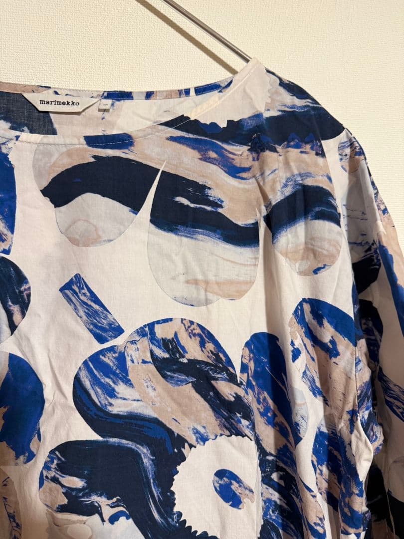 marimekko 花柄 半袖ブラウス 40