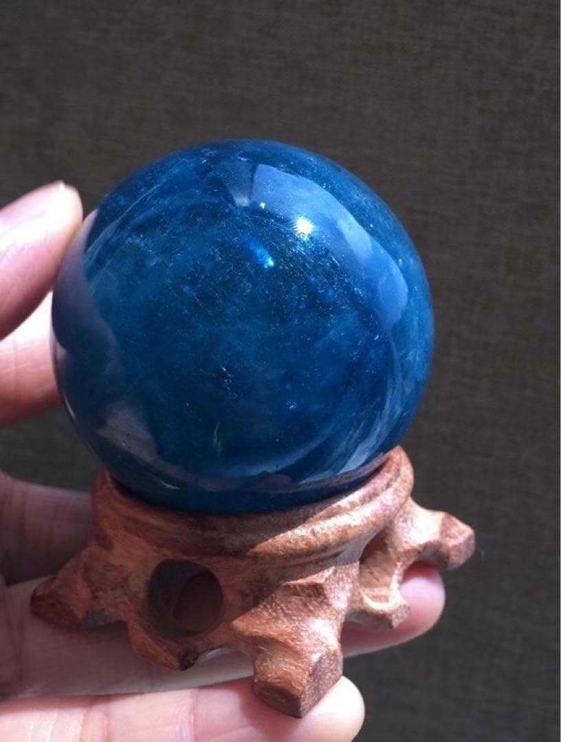 ⭐︎【天然】アクアマリン 置物 55.5mm 244g