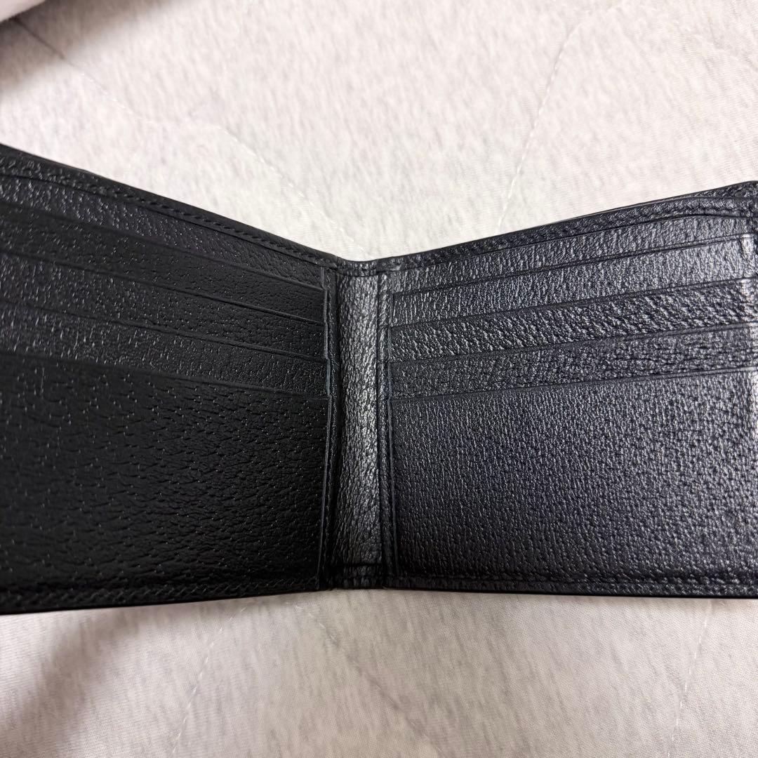 【美品】GUCCI マーモント ブラック 二つ折り財布