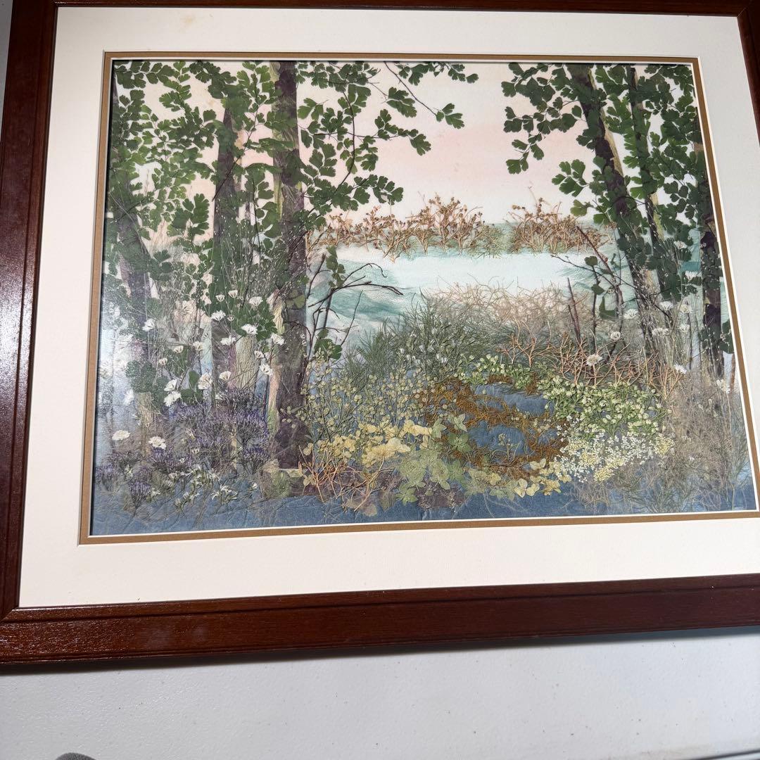 ⭐︎【美品激安】⭐︎押し花アート　絵画　インテリア雑貨　50センチ