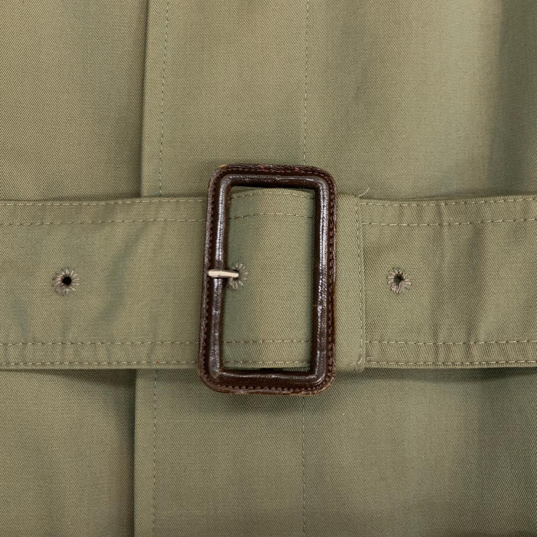 アクアスキュータム バルマカーンコート 36 Sサイズ ベルト付き 玉虫色 光沢