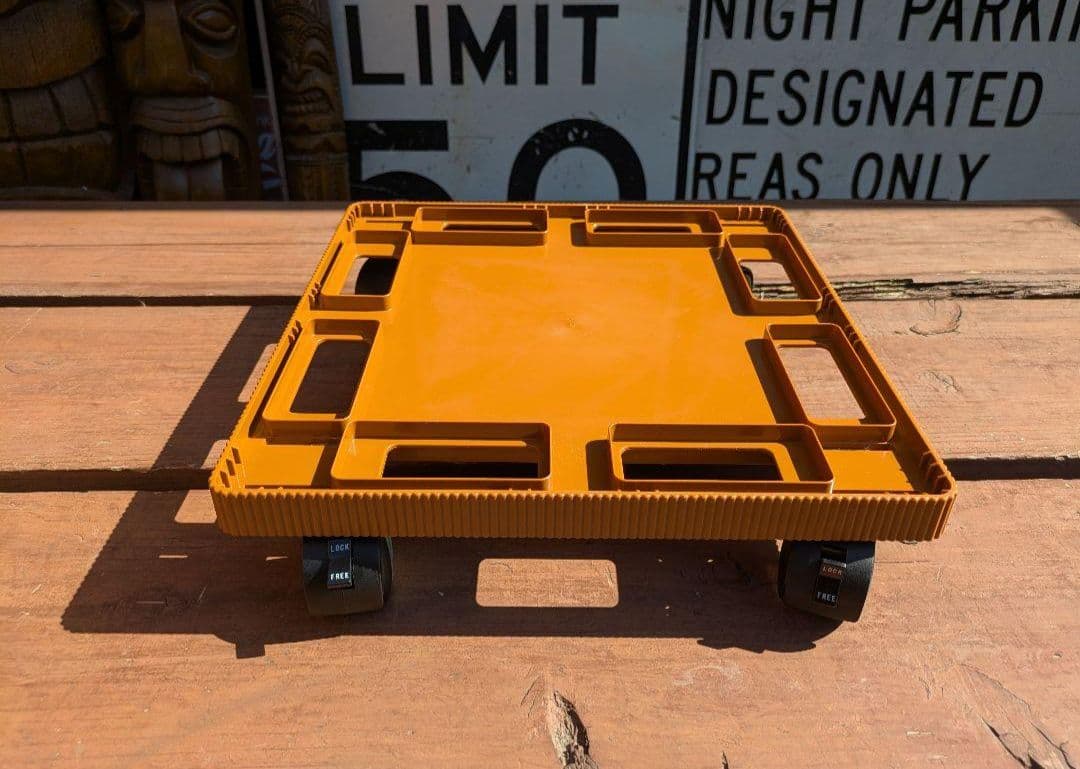 Fami　未使用タッパウェアマルチオーガナイザーブラウン2段キャスター付き