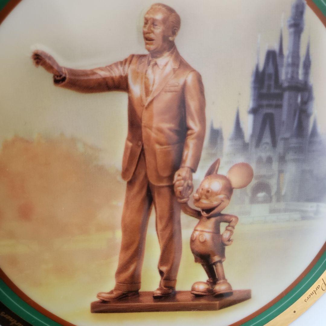 東京ディズニーランド 15周年記念プレート　ウォルト・ディズニー&ミッキーマウス